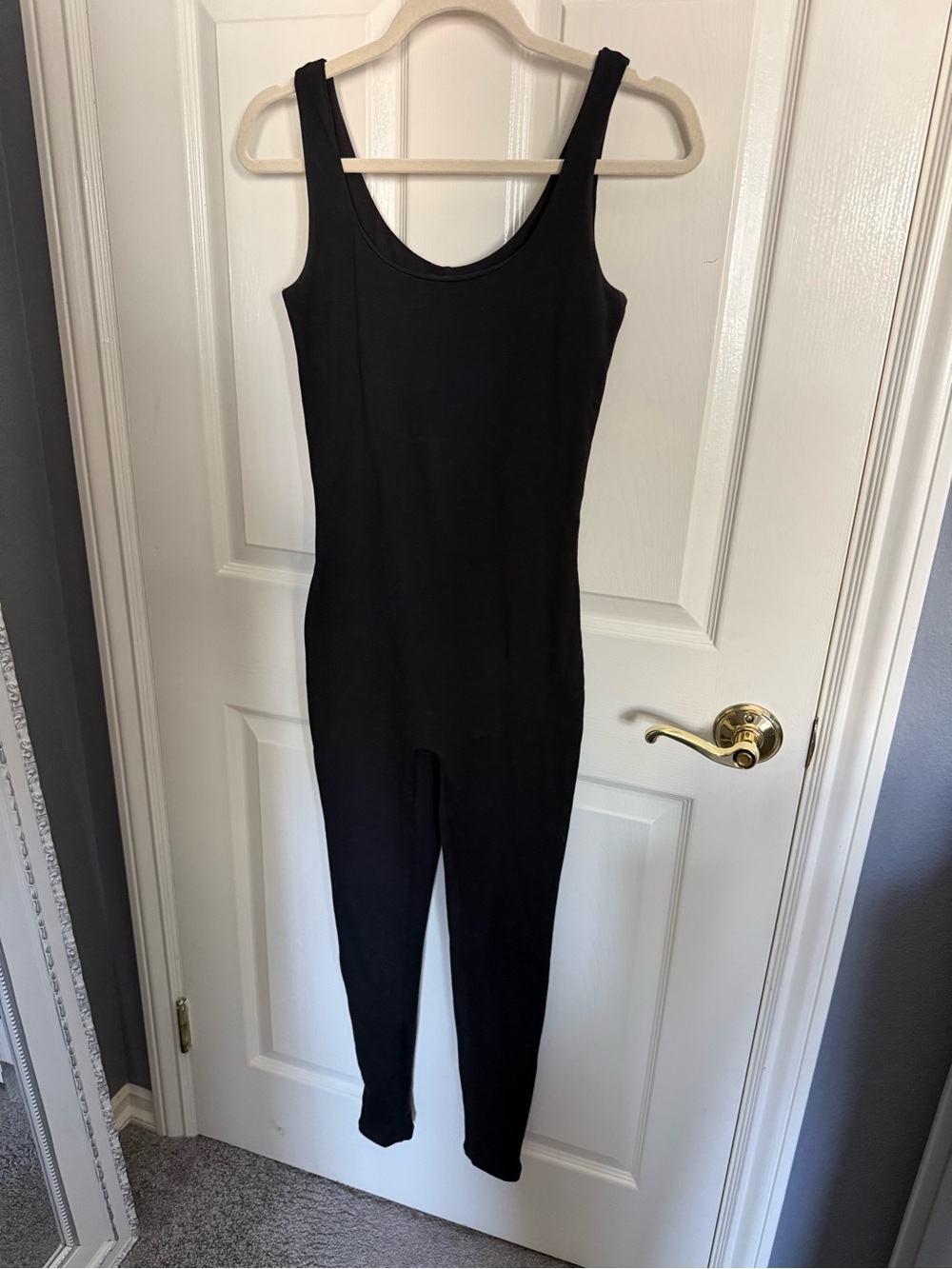 Bumpsuit Maternity Jumpsuit - Black Sleeveless Jumpsuit - XS